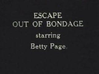 Betty page escapes à partir de esclavage